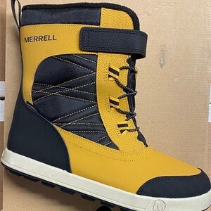 Merrell Black and Yellow Outdoor Boots